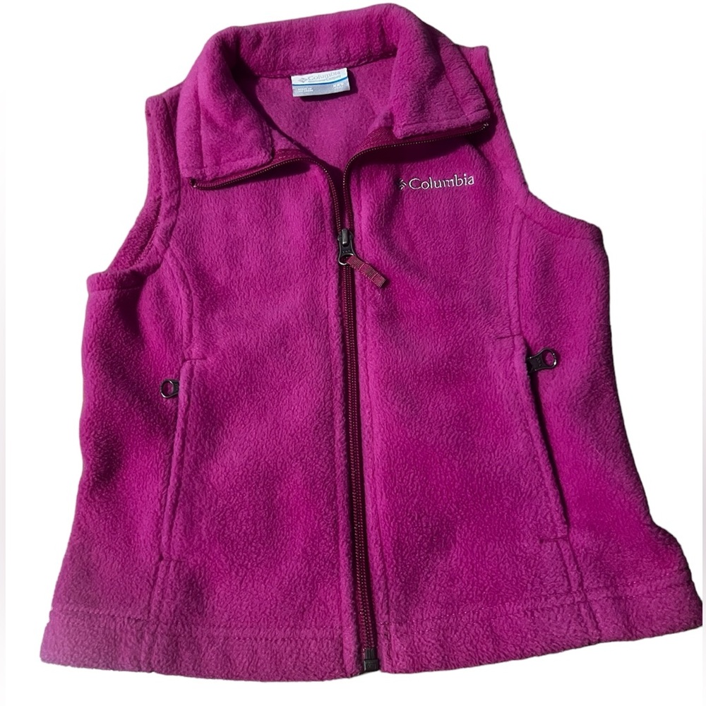 Toddler purple zip up vest